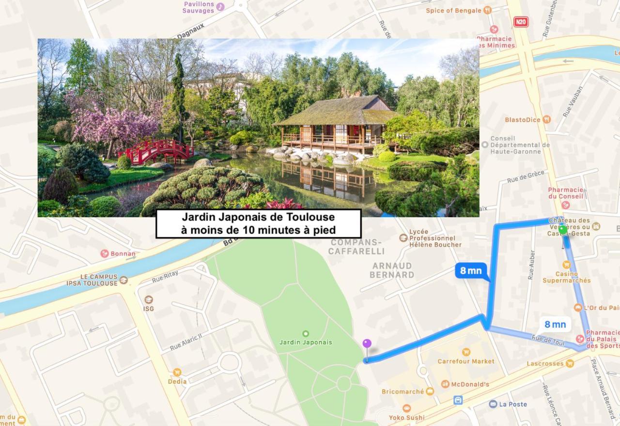 Le St Honore - Appartement Toulouse Centre Avec Chambre & Parking 外观 照片